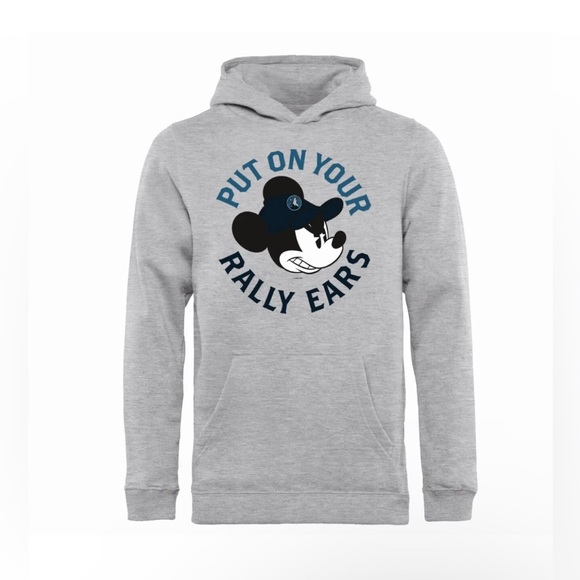 NEW Disney Fanatics Baseball Minnesota Timberwolves Mickey MLB Pullover Hoodie L - Picture 4 of 11